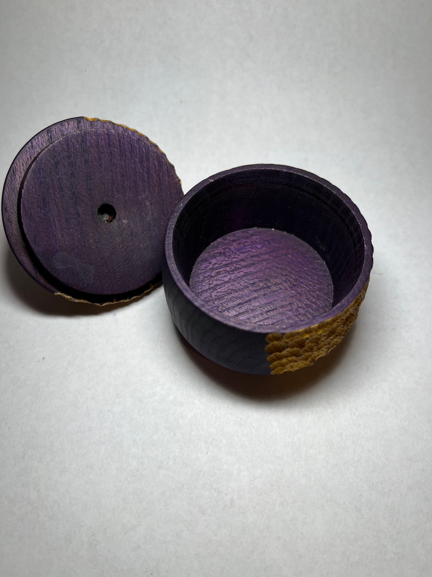 Osage orange hand turned mini box