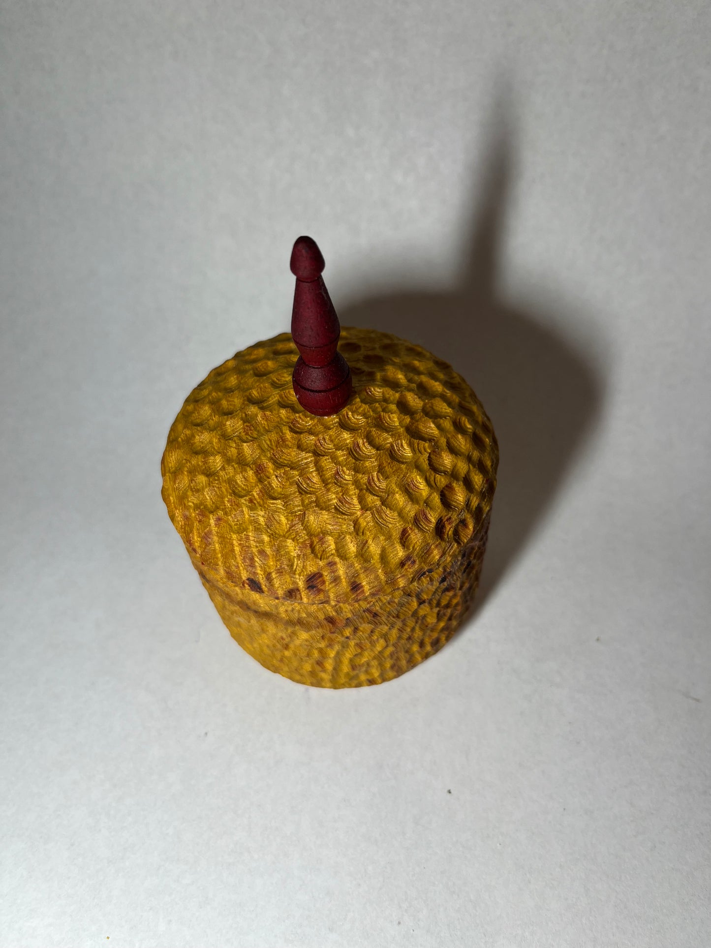 Osage orange hand turned box