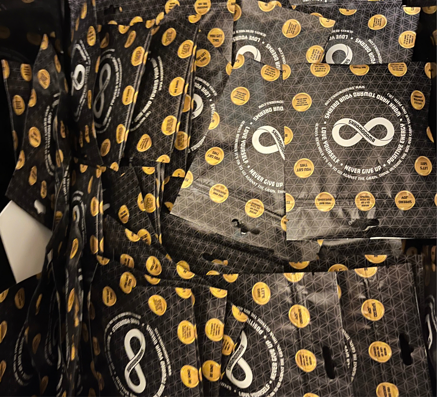 Mystery Goodie Bags (1 item per bag) items that may be included are an assortment of different handmade Fridge Magnets, Keychains or other fun wood items.