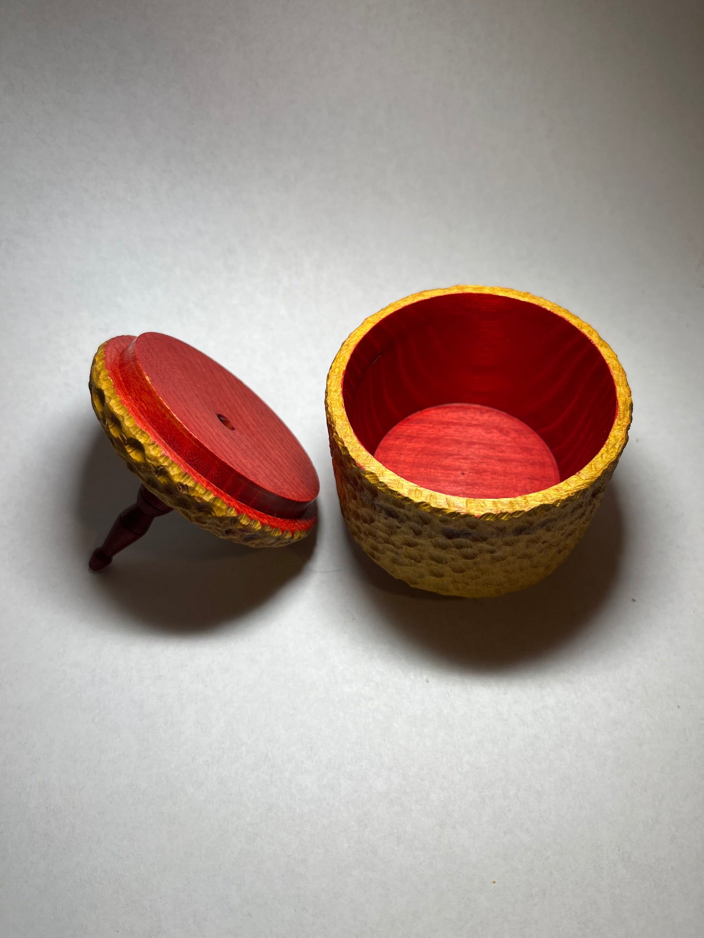 Osage orange hand turned box