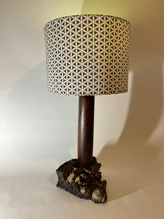 Cocobolo / Maple Burl Desk Lamp