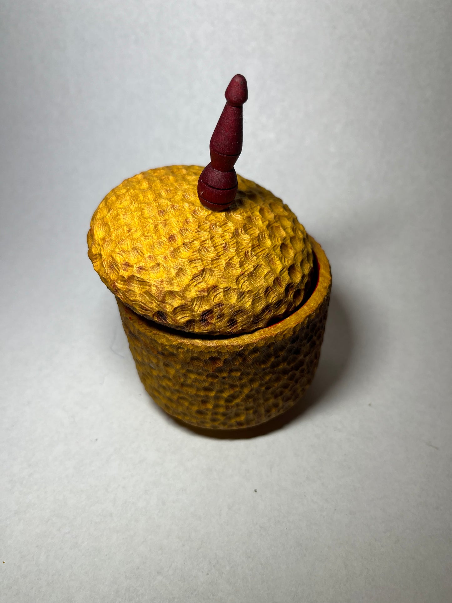 Osage orange hand turned box